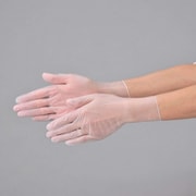 スタンダードPVCグローブライト粉付 LL 半透明 112