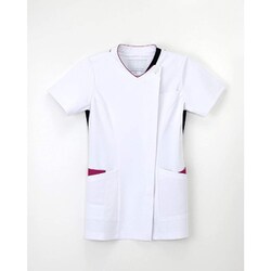 女子スクラブ L Tネイビー＋ピンク LX-4102