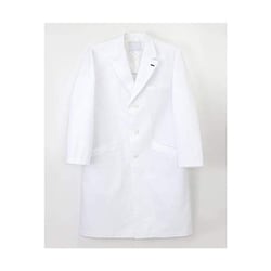 男子シングルドクターコート S ホワイト PP-3300