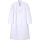 男子シングル診察衣 Sサイズ ホワイト NP-110