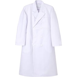 男子シングル診察衣 Mサイズ ホワイト NP-110