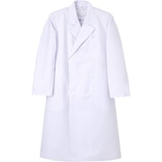 男子シングル診察衣 Lサイズ ホワイト NP-110