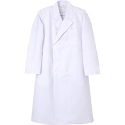 男子シングル診察衣 BLサイズ ホワイト NP-110