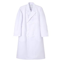女子ダブル診察衣 Lサイズ ホワイト NP-120
