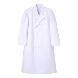 女子ダブル診察衣 ELサイズ ホワイト NP-120