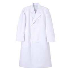 女子シングル診察衣 Mサイズ ホワイト NP-130