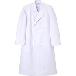 男子ダブル診察衣 BLサイズ ホワイト EP-100