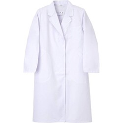 女子シングル診察衣 ELサイズ ホワイト EP-130