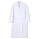女子ダブル診察衣 S ホワイト HK-12