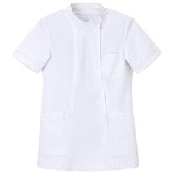 看護衣上衣半袖 ホワイト Mサイズ HS-952