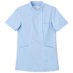 看護衣上衣半袖 サックス Lサイズ HS-952
