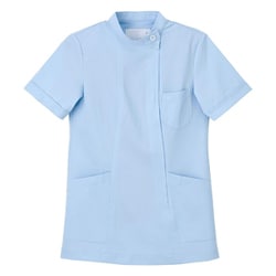 看護衣上衣半袖 サックス LLサイズ HS-952