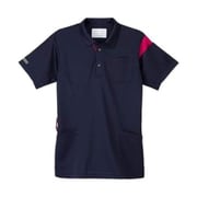 ニットシャツ ネイビー Lサイズ JD-3137