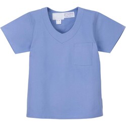 男子手術上衣 ブルー Mサイズ AD-316