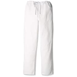 男子手術ズボン ホワイト Lサイズ AD-318