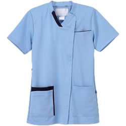 男女兼用スクラブ ブルー Lサイズ JD-5107