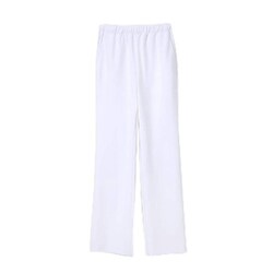 男女兼用パンツ BL ホワイト NI-5233