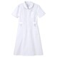 看護衣半袖 ホワイト Lサイズ MI-4637