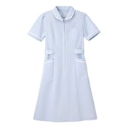 看護衣半袖 ブルー Lサイズ MI-4637