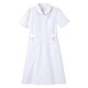 看護衣半袖 ホワイト LLサイズ MI-4637