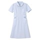 看護衣半袖 ブルー LLサイズ MI-4637