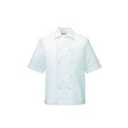 コックシャツ SS レッド 401-47