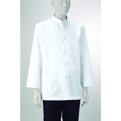 シングルコックコート（長袖） SS ホワイト 417-60