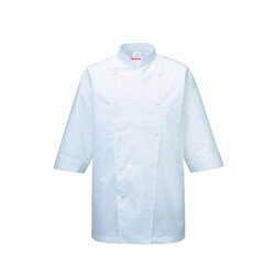 兼用コックシャツ SS オフホワイト 421-70