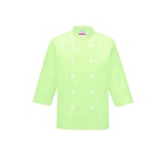 コックシャツ七分袖 SS ミントグリーン APK210-2