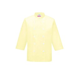 コックシャツ七分袖 SS クリーム APK210-24