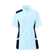 レディスジャケット半袖 S サックス 084-21