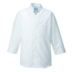 シャツ（七分袖男女兼用） SS ホワイト 626-10