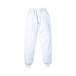 男女兼用スラックス SS ホワイト 839-70