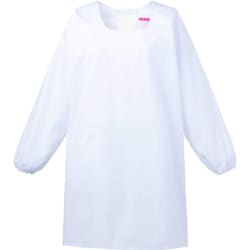 給食衣（後マジック）10号 ホワイト 394-90