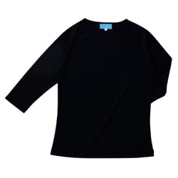 インナーTシャツ（男女兼用） SS ブラック 233-05