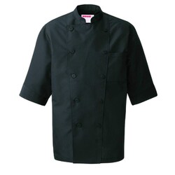 兼用コックシャツ SS ブラック 421-75