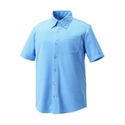 ニットシャツ SS ブルー APK238-18