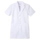 男子シングル半袖診察衣 LL ホワイト KEX-5112