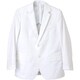 男子テーラードジャケット BL ホワイト FD-4080