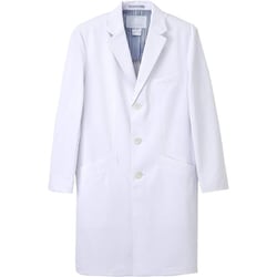 男子シングルドクターコート M ホワイト SD-3000