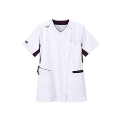 男女兼用スクラブ L パープル AW-5577