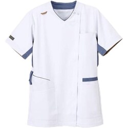 男女兼用スクラブ M ブルー AW-5577