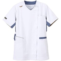 男女兼用スクラブ LL ブルー AW-5577