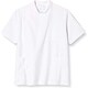 男子横掛半袖 ホワイト BLサイズ KES-5167