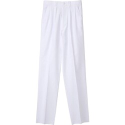 男子スラックス ホワイト Mサイズ KES-5163