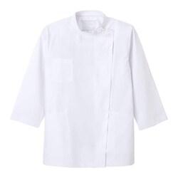 女子横掛8分袖 ホワイト Sサイズ KES-5171