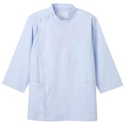 男子横掛8分袖 ブルー Lサイズ KES-5165