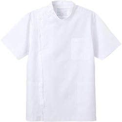 男子横掛半袖 ホワイト LLサイズ KES-5167