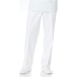 男子スラックス ホワイト Lサイズ KES-5163