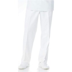 男子スラックス ホワイト BLサイズ KES-5163